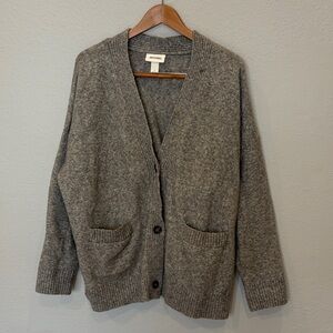 Monki Oversized Chic Gray Cardigan Sweater